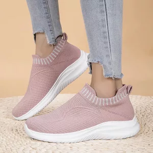 zapatillas de mujer, zapatillas de deporte para mujer, zapatillas sin cordones, zapatillas ortopédicas, zapatillas transpirables