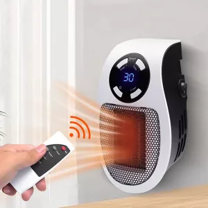 Calefactor Eléctrico Portátil Con Mando a Distancia