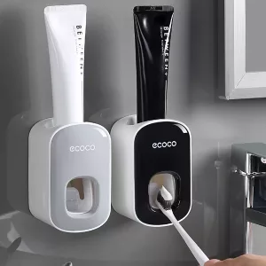 dispensador automático de pasta de dientes, dispensador de pasta de dientes, dispensador de pasta de dientes de montaje en pared, dispensador de pasta de dientes eléctrico