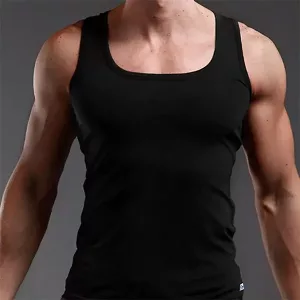 camiseta sin mangas para hombre, camiseta sin mangas de algodón, camiseta sin mangas, camiseta para hombre