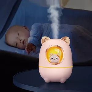 Humidificador, difusor de aroma, humidificador de aire, humidificador de habitación, humidificador de bebé, humidificador lindo, humidificador de luz nocturna, humidificador de gato