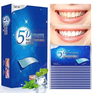 Tiras blanqueadoras de dientes, tiras blanqueadoras de dientes 5d