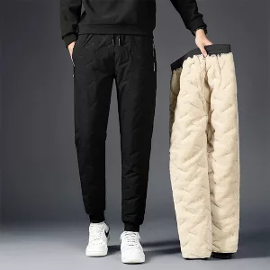 Pantalones deportivos, pantalones de polar, joggers para hombre, pantalones de invierno, pantalones cálidos, pantalones gruesos