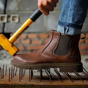 botas de trabajo, botas con punta de acero, zapato con punta de acero, botas impermeables, botas de seguridad, botas de cuero