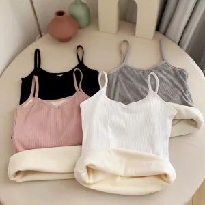 fleece top, winter top, warm camisole