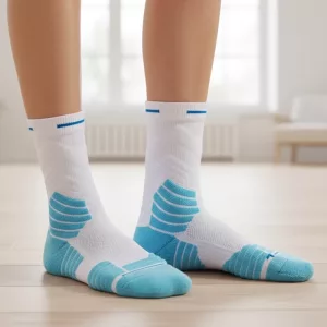 running socks, exercise socks, crew socks, cotton socks