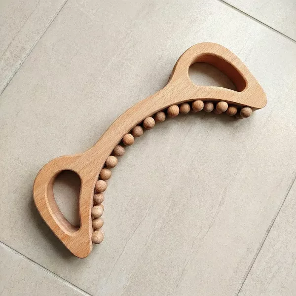 wooden massage roller, anti cellulite massager, wooden massage tool, wooden massage stick, lymphatic drainage roller, cellulite roller, wood therapy tools