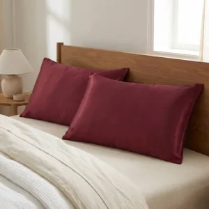 silky pillow case, silky satin pillowcase