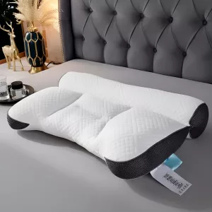 neck support pillow, ergonomic pillow, memory foam pillow, cervical pillow, orthopedic pillow